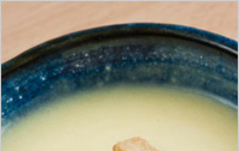 Луковый суп-пюре Овощной суп пюре на мясном бульоне
